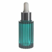 35ml Clear Green Extra Thick Cylinder PETG Plastic Dropper Bottle with 20/410 Neck
