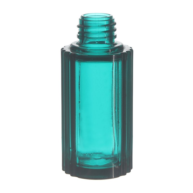 35ml Clear Green Extra Thick Cylinder PETG Plastic Dropper Bottle with 20/410 Neck - Image 2