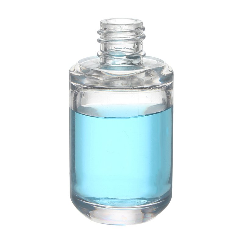35ml Clear Extra Thick Round PETG Plastic Button Dropper Bottle with 18/410 Neck - Image 3