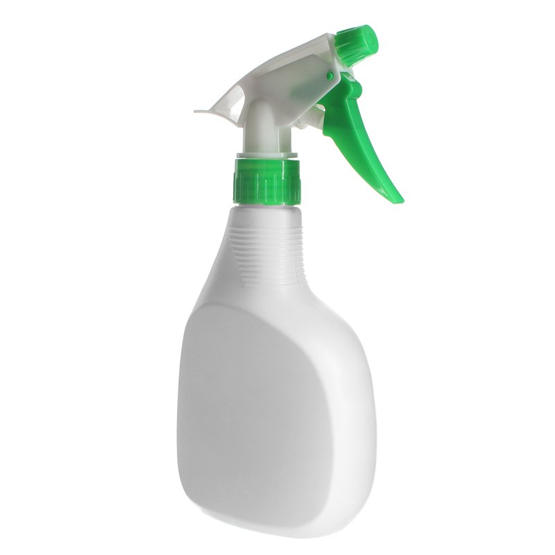 400ml White HDPE Plastic Trigger Spray Bottle with 28/410 Neck - Image 4