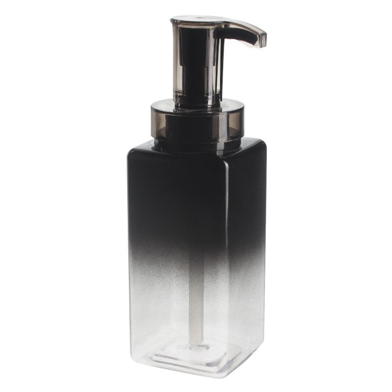 400ml Gradient Color Square PET Plastic Bottle with 32/410 Neck