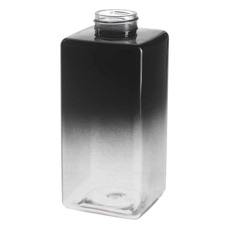 400ml Gradient Color Square PET Plastic Bottle with 32/410 Neck - Image 2