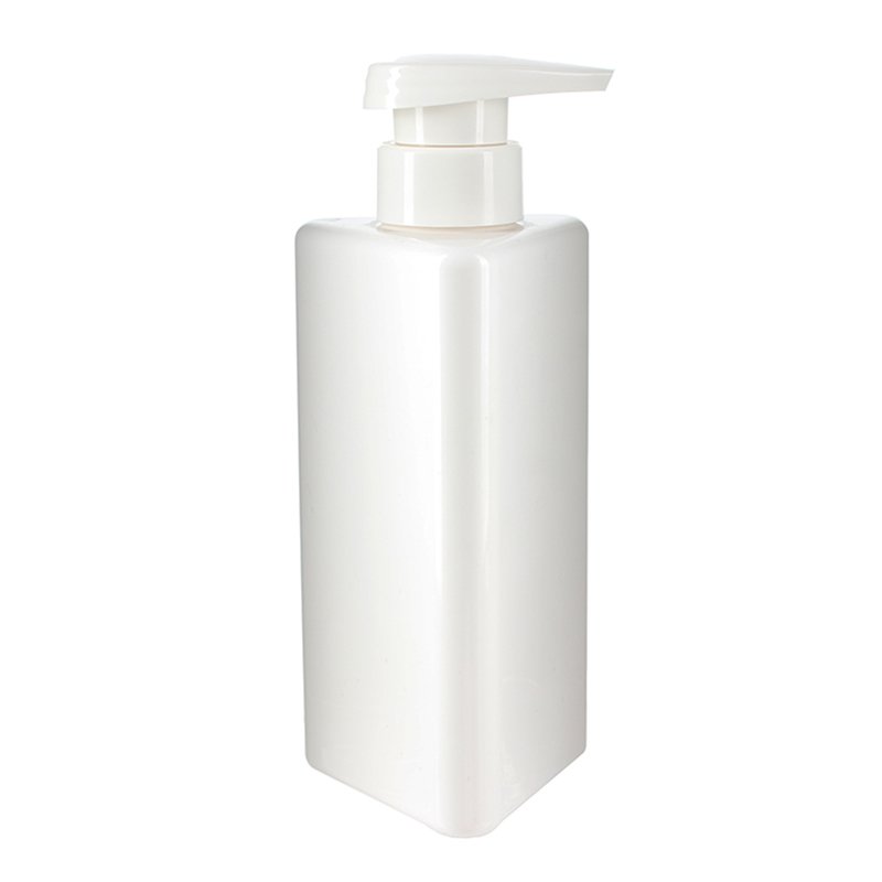 400ml White Triangle PET Plastic Bottle with 32/410 Neck - Image 2