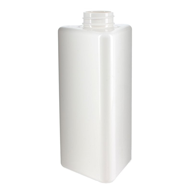 400ml White Triangle PET Plastic Bottle with 32/410 Neck