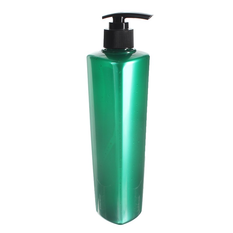 440ml Green Triangle PET Plastic Bottle with 28/410 Neck - Image 2