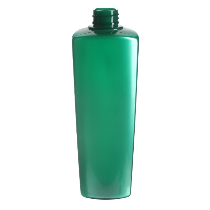 440ml Green Triangle PET Plastic Bottle with 28/410 Neck