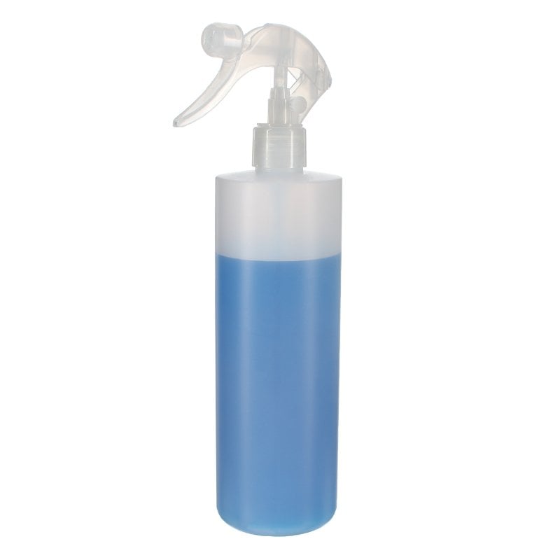 480ml/16oz Nature Color Cylinder HDPE Plastic Bottle with 24/410 Neck - Image 4