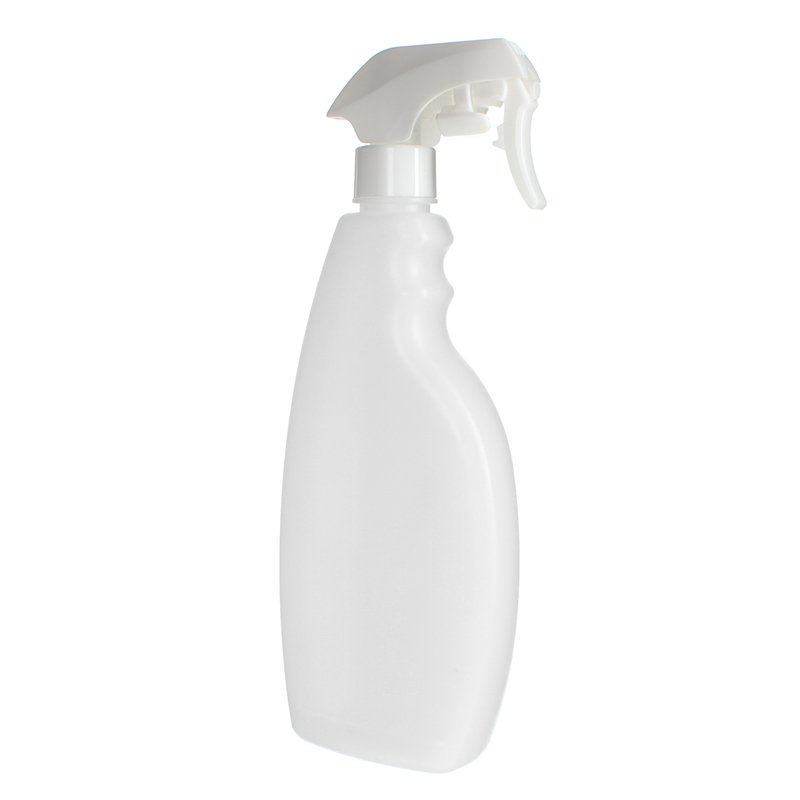 500ml White HDPE Plastic Trigger Spray Bottle with 28/410 Neck - Image 4