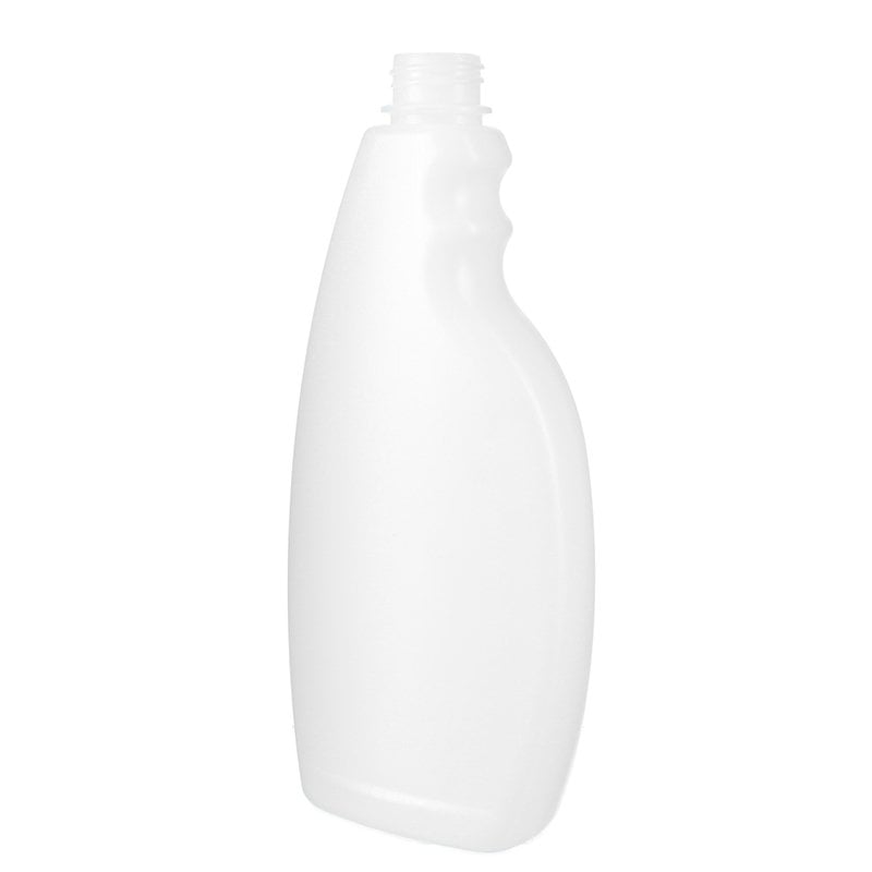 500ml White HDPE Plastic Trigger Spray Bottle with 28/410 Neck