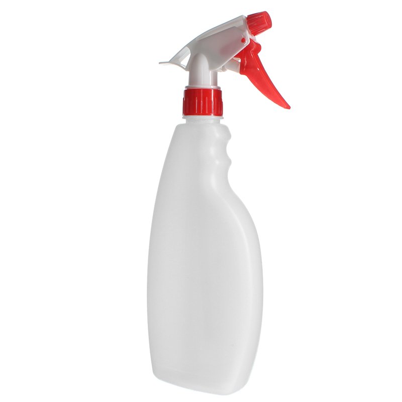 500ml White HDPE Plastic Trigger Spray Bottle with 28/410 Neck - Image 3