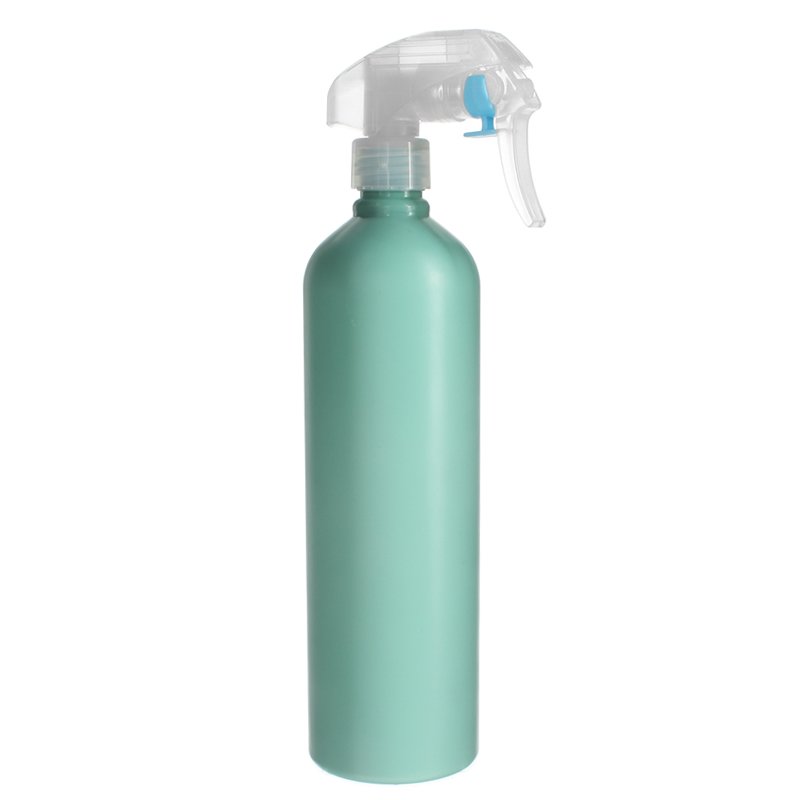 500ml Green HDPE Plastic Cosmo Round Bottle with 28/410 Neck - Image 4