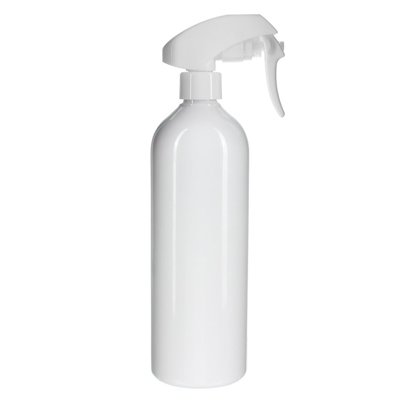 500ml White PET Plastic Cosmo Round Bottle with 24/410 Neck - Image 2