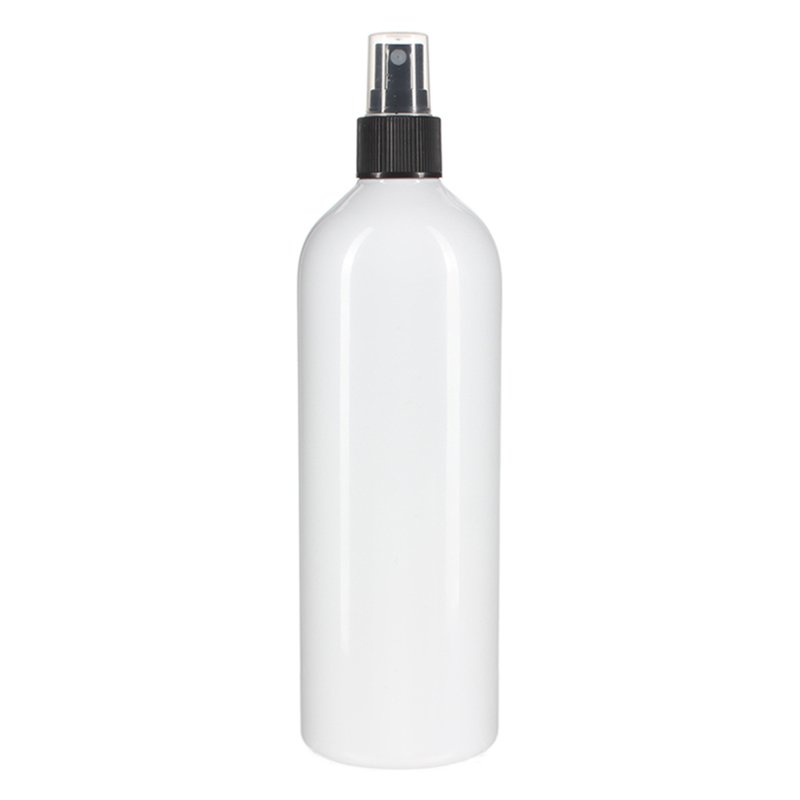 500ml White PET Plastic Cosmo Round Bottle with 24/410 Neck - Image 3