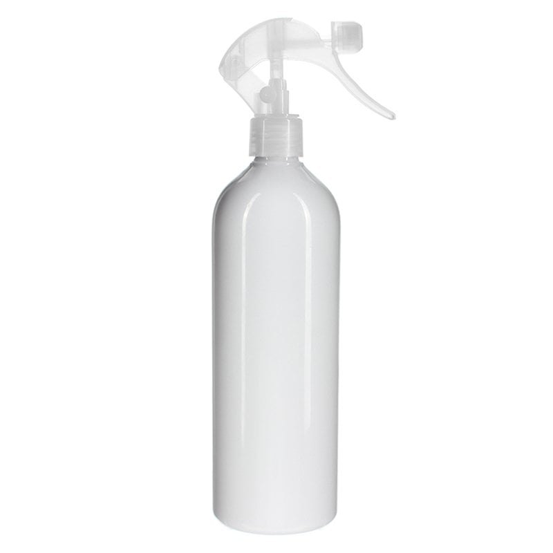 500ml White PET Plastic Cosmo Round Bottle with 24/410 Neck - Image 4