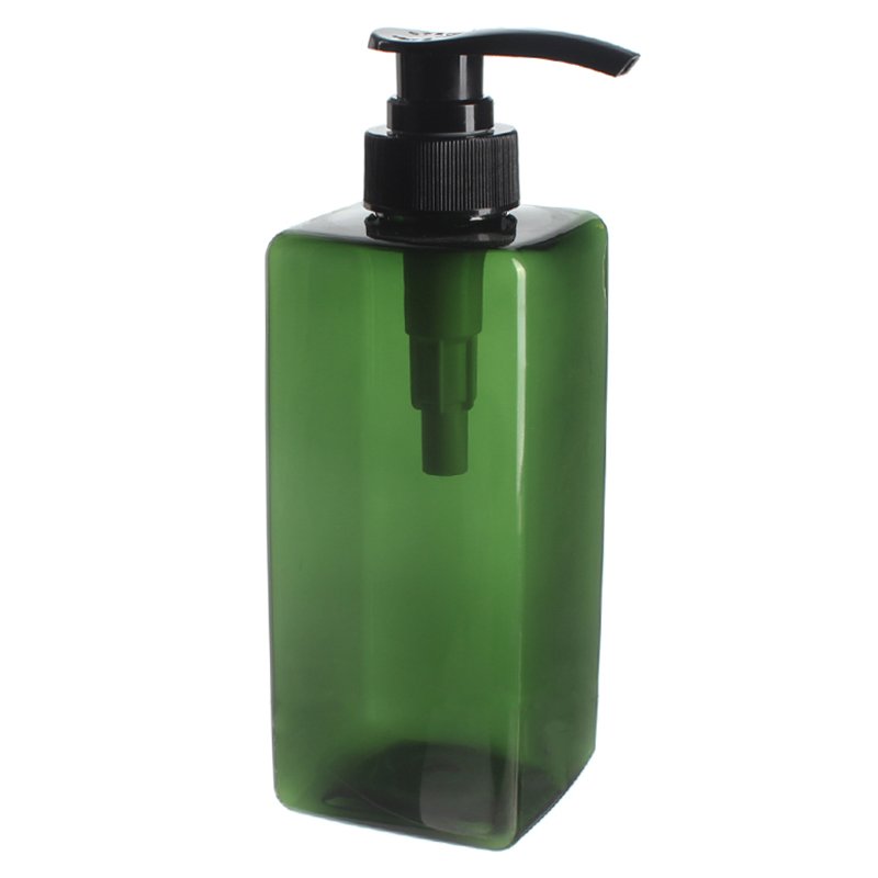 500ml Gradient Color Square PET Plastic Bottle with 32/410 Neck - Image 4