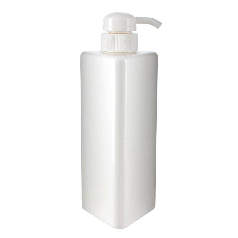 500ml White Triangle PET Plastic Bottle with 32/410 Neck - Image 3