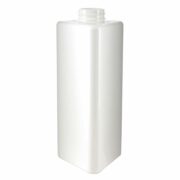 500ml White Triangle PET Plastic Bottle with 32/410 Neck