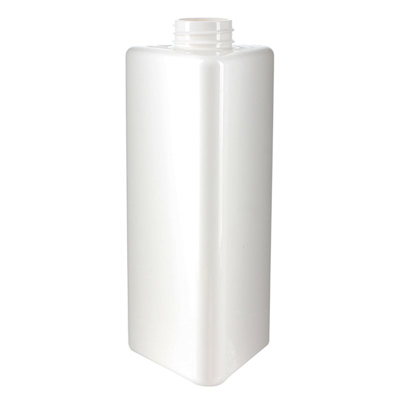500ml White Triangle PET Plastic Bottle with 32/410 Neck