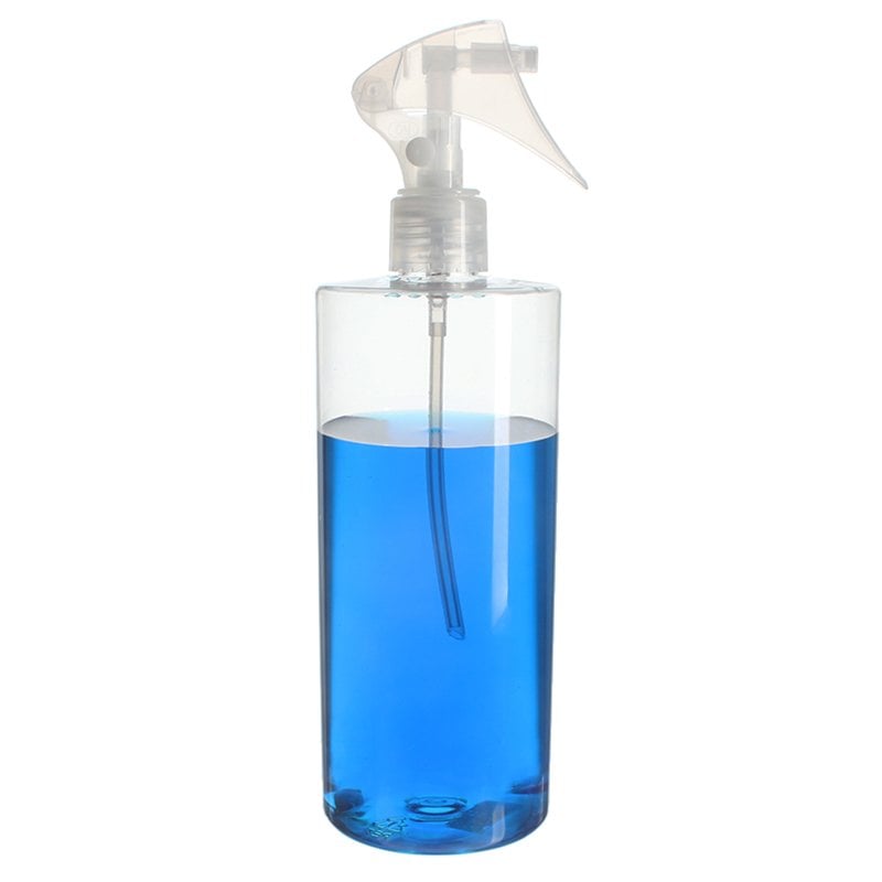 500ml Clear Cylinder PET Plastic Bottle with 24/410 Neck - Image 3
