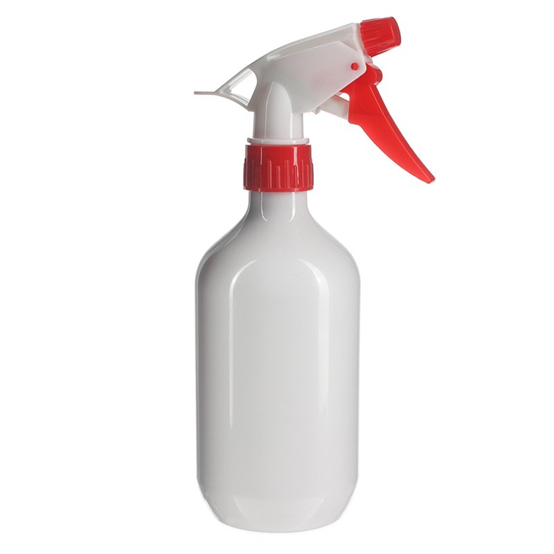 500ml White PET Plastic Modern Round Bottle with 28/410 Neck - Image 4