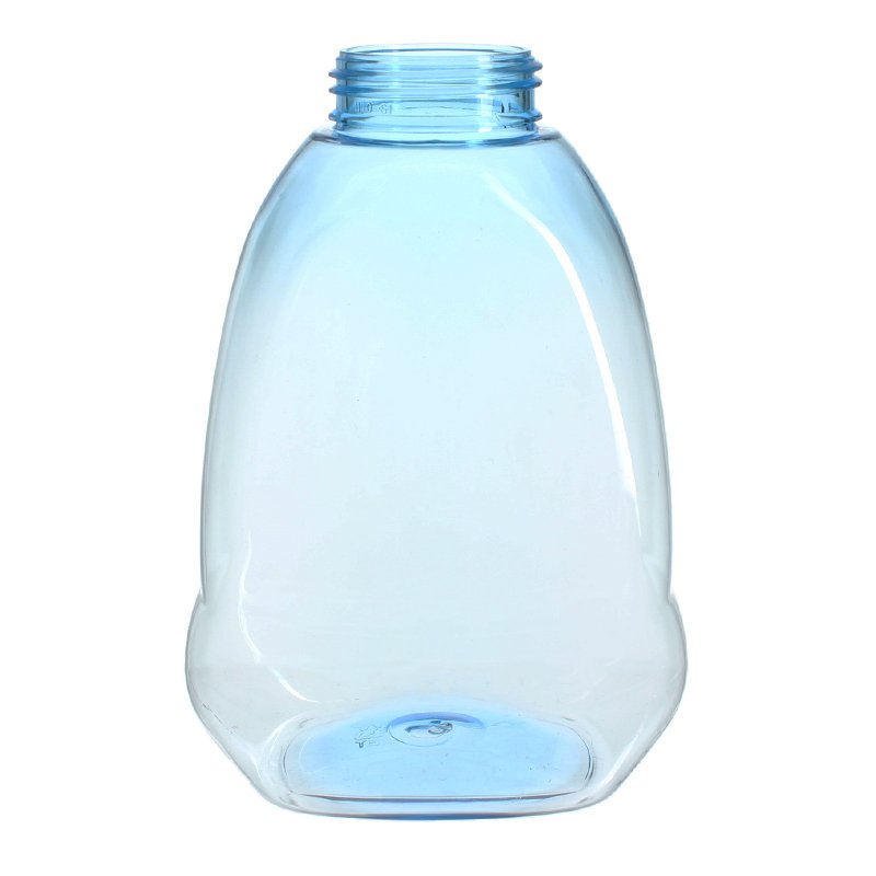 Liquid Hand Soap Foam Dispenser, 500ml, PET, Blue, Oval, 40mm - bottle only