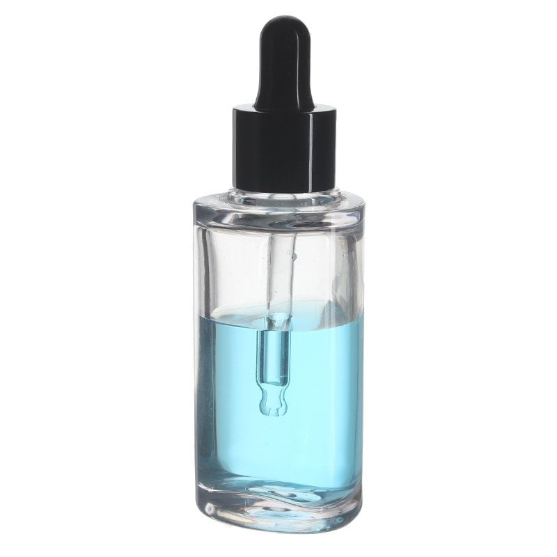 50ml Clear Extra Thick Triangle PETG Plastic Dropper Bottle with 20/410 Neck