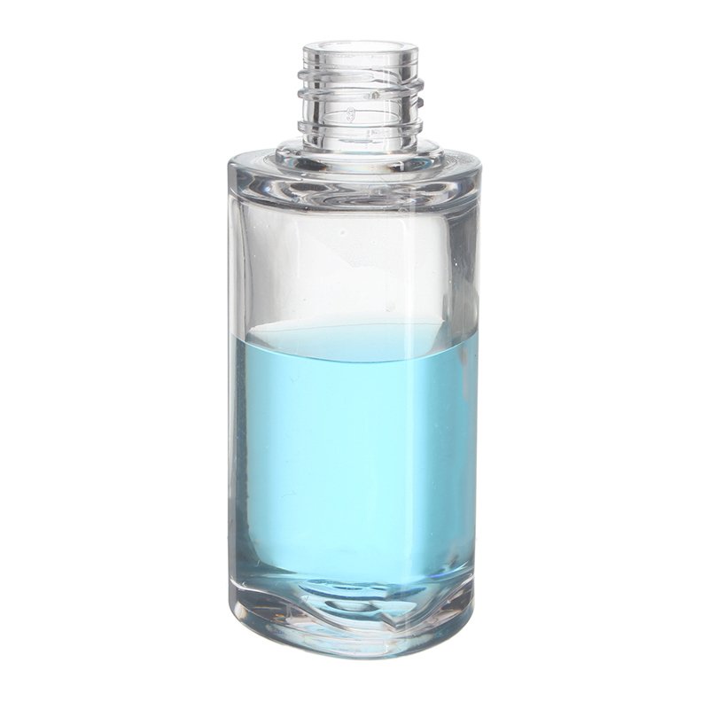 50ml Clear Extra Thick Triangle PETG Plastic Dropper Bottle with 20/410 Neck - Image 2