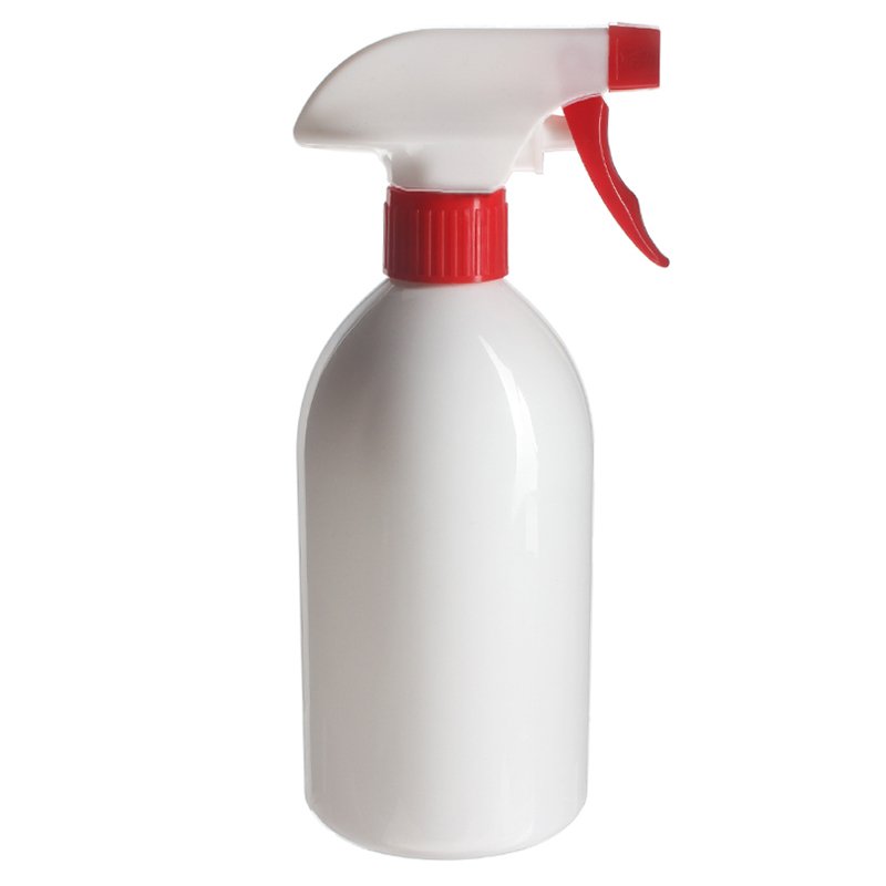 550ml White PET Plastic Cosmo Round Bottle with 28/410 Neck - Image 3