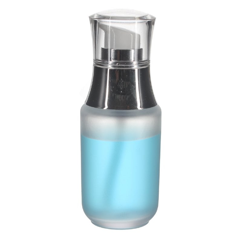 55ml Clear Extra Thick Round PETG Plastic Pump Bottle with 18/410 Neck