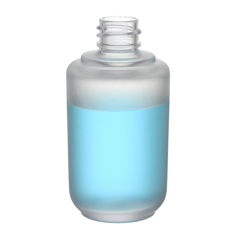 55ml Clear Extra Thick Round PETG Plastic Pump Bottle with 18/410 Neck - Image 2