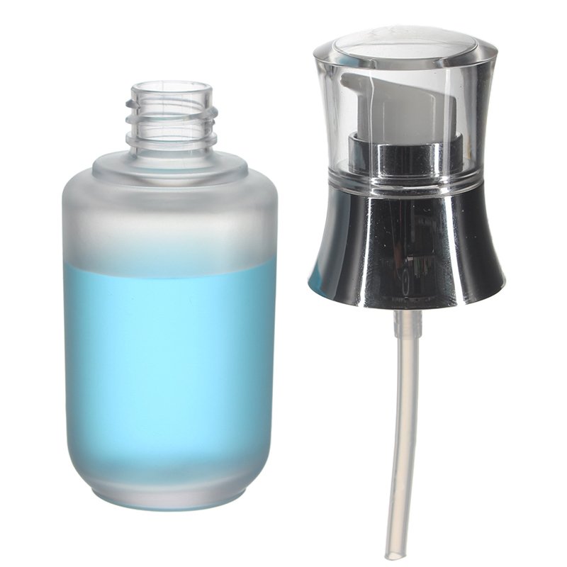 55ml Clear Extra Thick Round PETG Plastic Pump Bottle with 18/410 Neck - Image 3