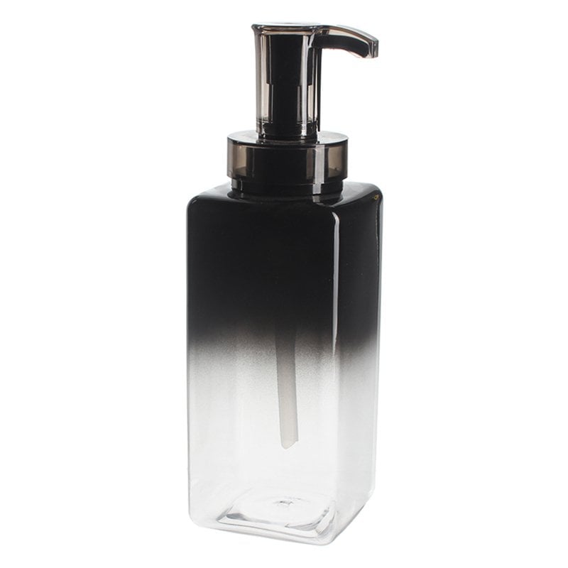 600ml/20oz Gradient Color Square PET Plastic Bottle with 32/410 Neck