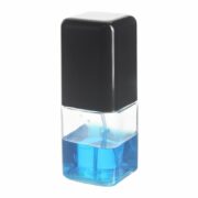 60ml/2oz Clear Square PET Plastic Bottle with 24/410 Neck