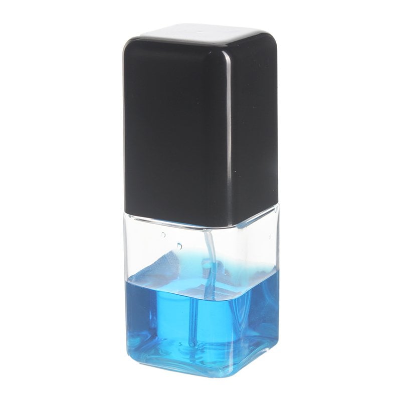 60ml/2oz Clear Square PET Plastic Bottle with 24/410 Neck