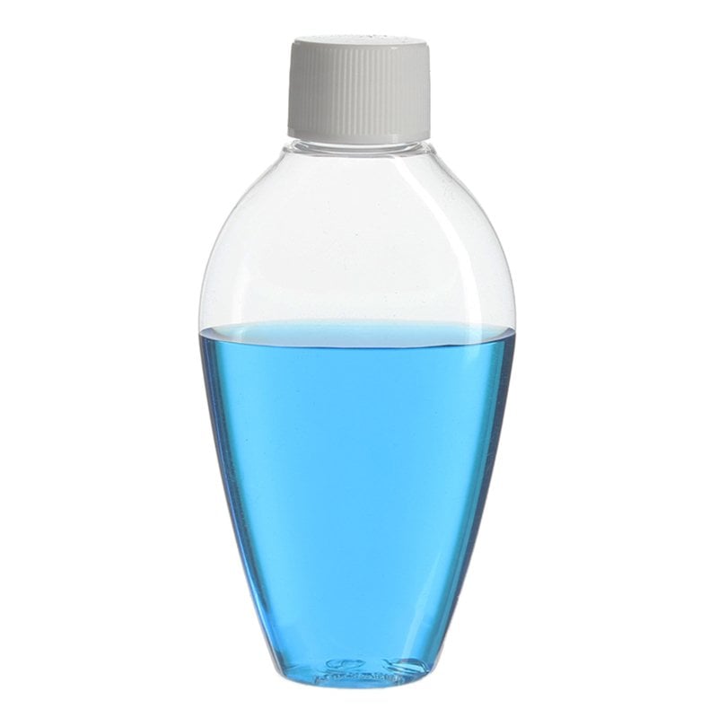 60ml/2oz Clear Oval PET Plastic Bottle with 20/410 Neck - Image 4