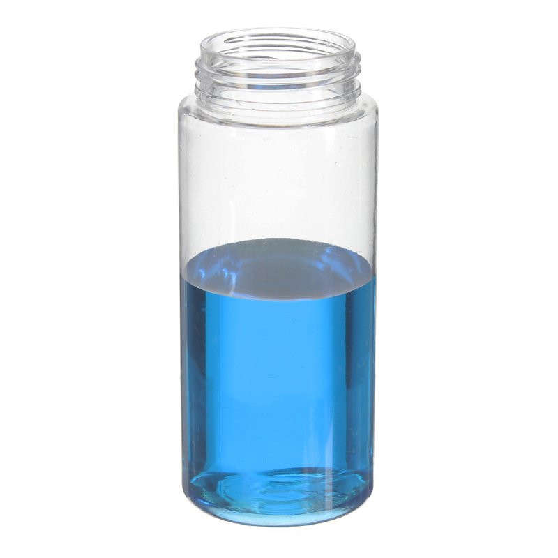 Shaving Foam Bottle Dispenser, 60ml, PET, Clear, Cylinder Round, Foamer Pump, 30mm - bottle only