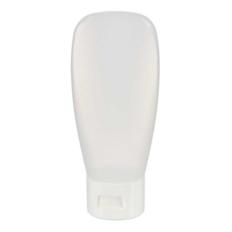 60ml/2oz Nature LDPE Plastic Tottle Bottle with 22/410 Flip Top Cap