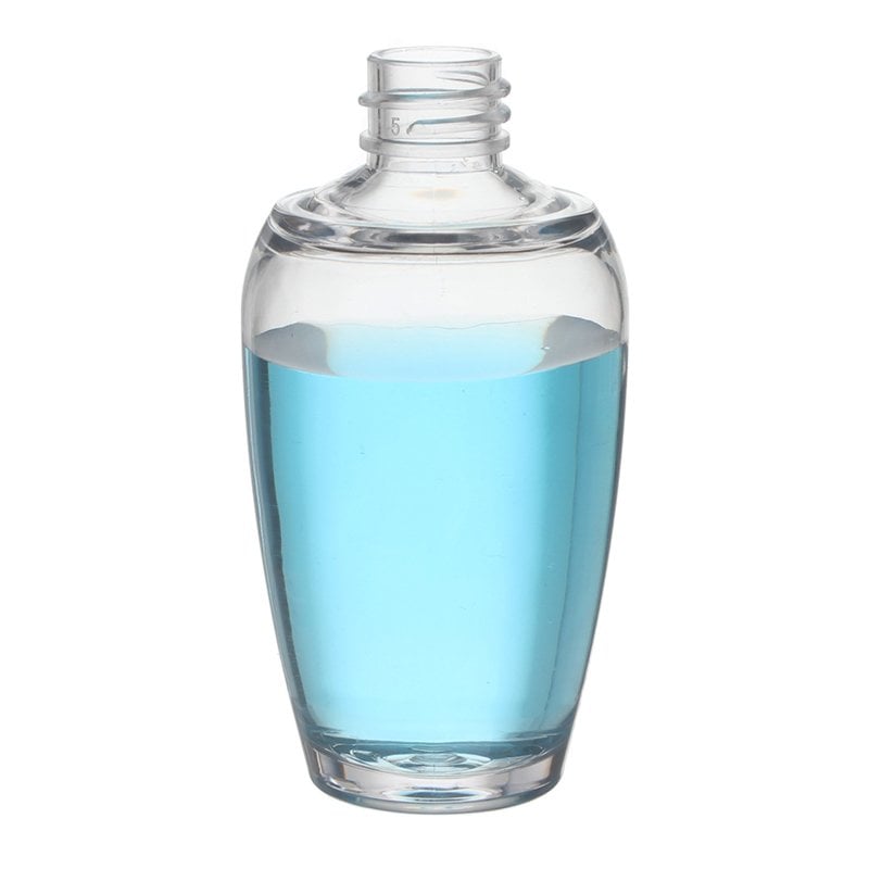 65ml Clear Extra Thick Round PETG Plastic Pump Bottle with 18/410 Neck - Image 2