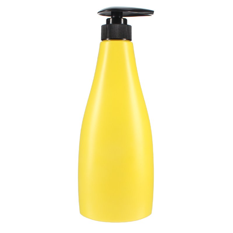 750ml/25oz White Oval HDPE Plastic Bottle with 32/410 Neck - Image 2