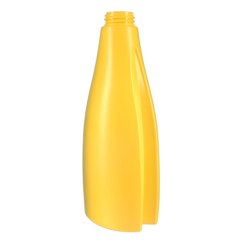 750ml/25oz White Oval HDPE Plastic Bottle with 32/410 Neck