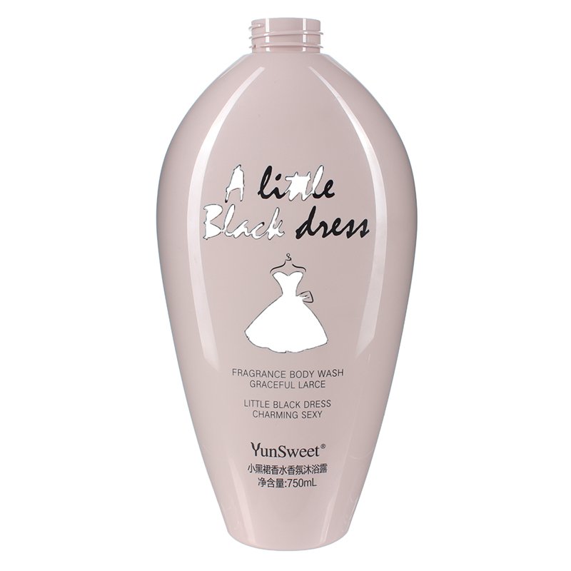 750ml/25oz Pink Oval PET Plastic Bottle with 32/410 Neck