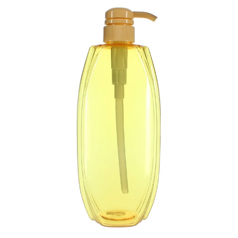 780ml/26oz Clear Yellow PET Plastic Bottle with 32/410 Neck - Image 4