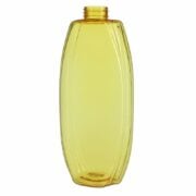 780ml/26oz Clear Yellow PET Plastic Bottle with 32/410 Neck