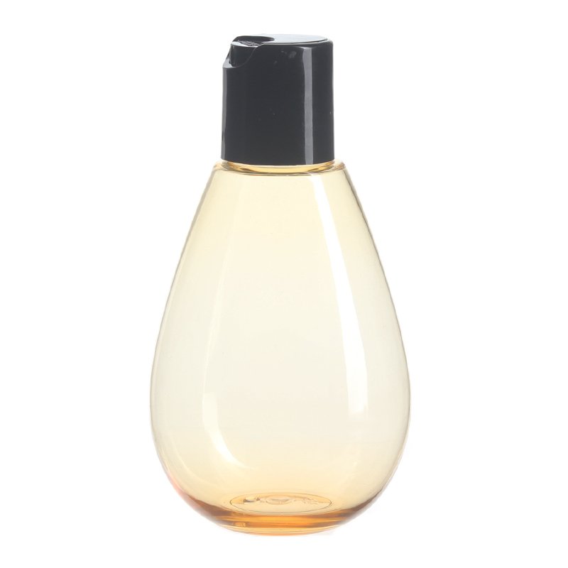 90ml/3oz Clear Yellow PET Plastic Bottle with 20/410 Neck - Image 2