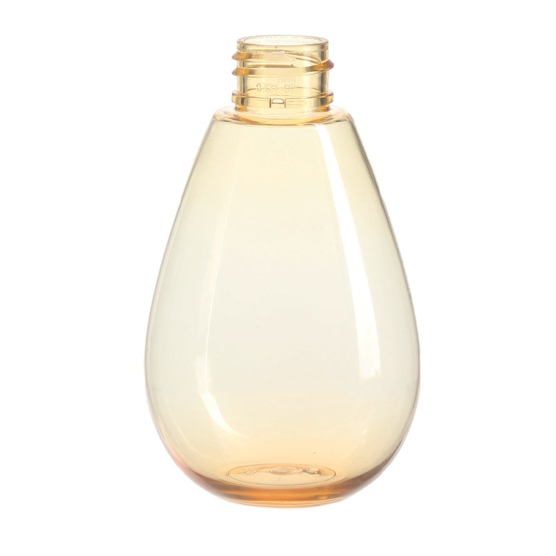 90ml/3oz Clear Yellow PET Plastic Bottle with 20/410 Neck