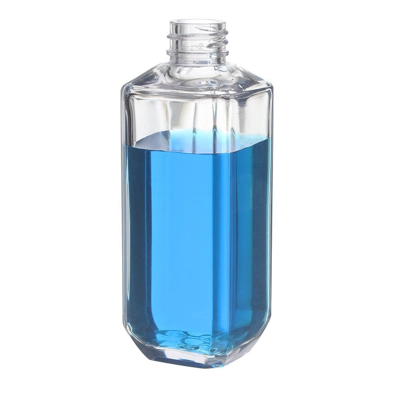 90ml/3oz Clear Extra Thick Square PETG Plastic Spray Bottle with 20/410 Neck - Image 2