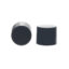 15/415 Black PP Plastic Smooth Plain Screw Top Cap with PE Foam Liner - Image 2