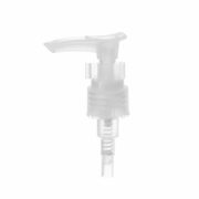 20-410 Lotion Pump, PP, Natural, Ribbed, Clip Lock, 1ml Output - KIWL Plastic