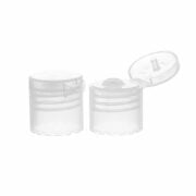 20-415 Transparent Plastic Smooth Flip Top Cap FG20G03 (1)