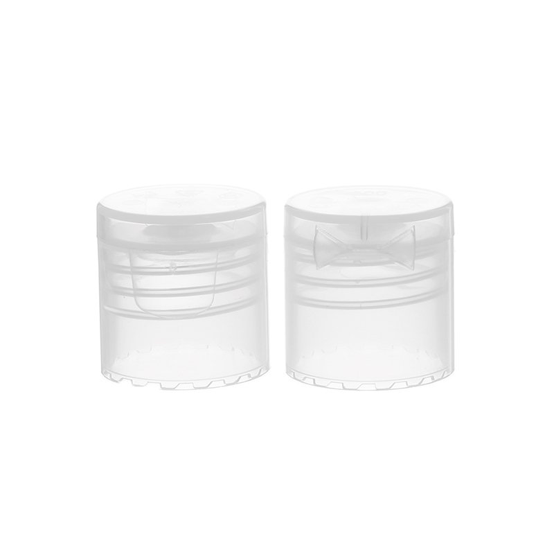 20-415 Transparent Plastic Smooth Flip Top Cap FG20G03 (6)